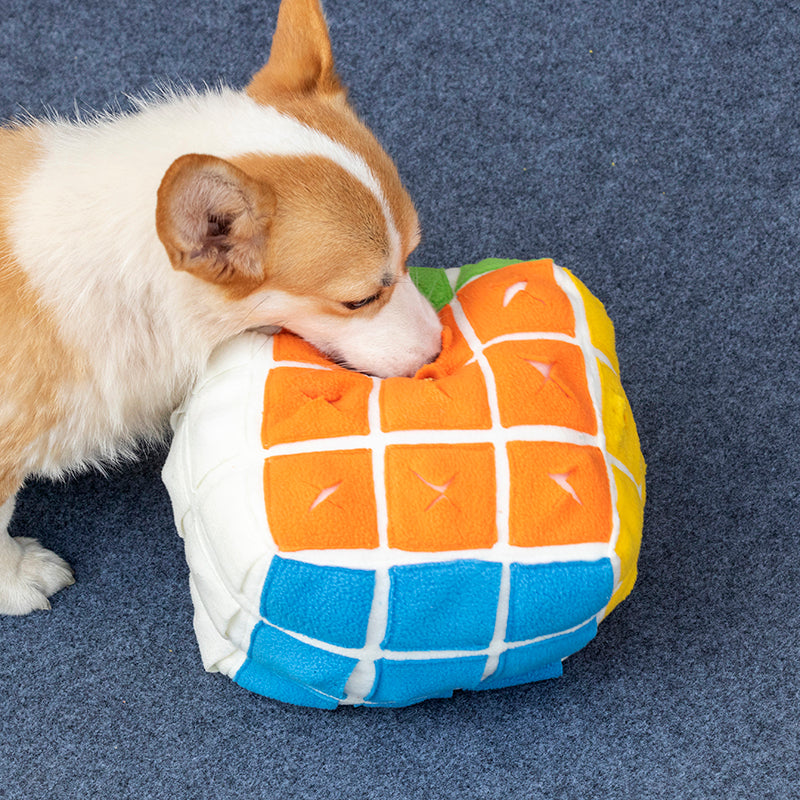 Rubik’s Cube Pet Puzzle – Sniffing Treat Toy