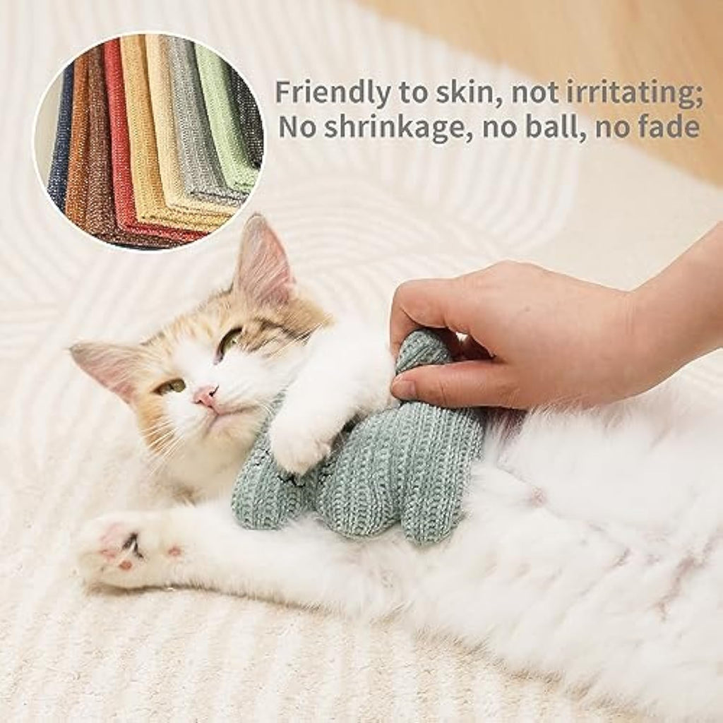 Catnip Cat Toy – Plush Rope Chew with Bell