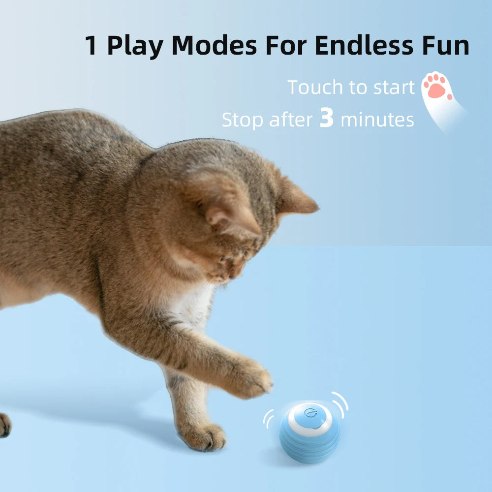 Smart Cat Interactive Ball – Automatic Rolling Toy