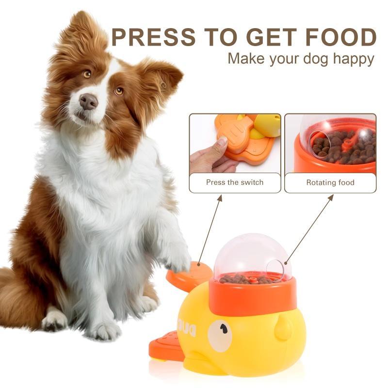 Cartoon Duck Dog Toy – Puzzle Slow Feeder