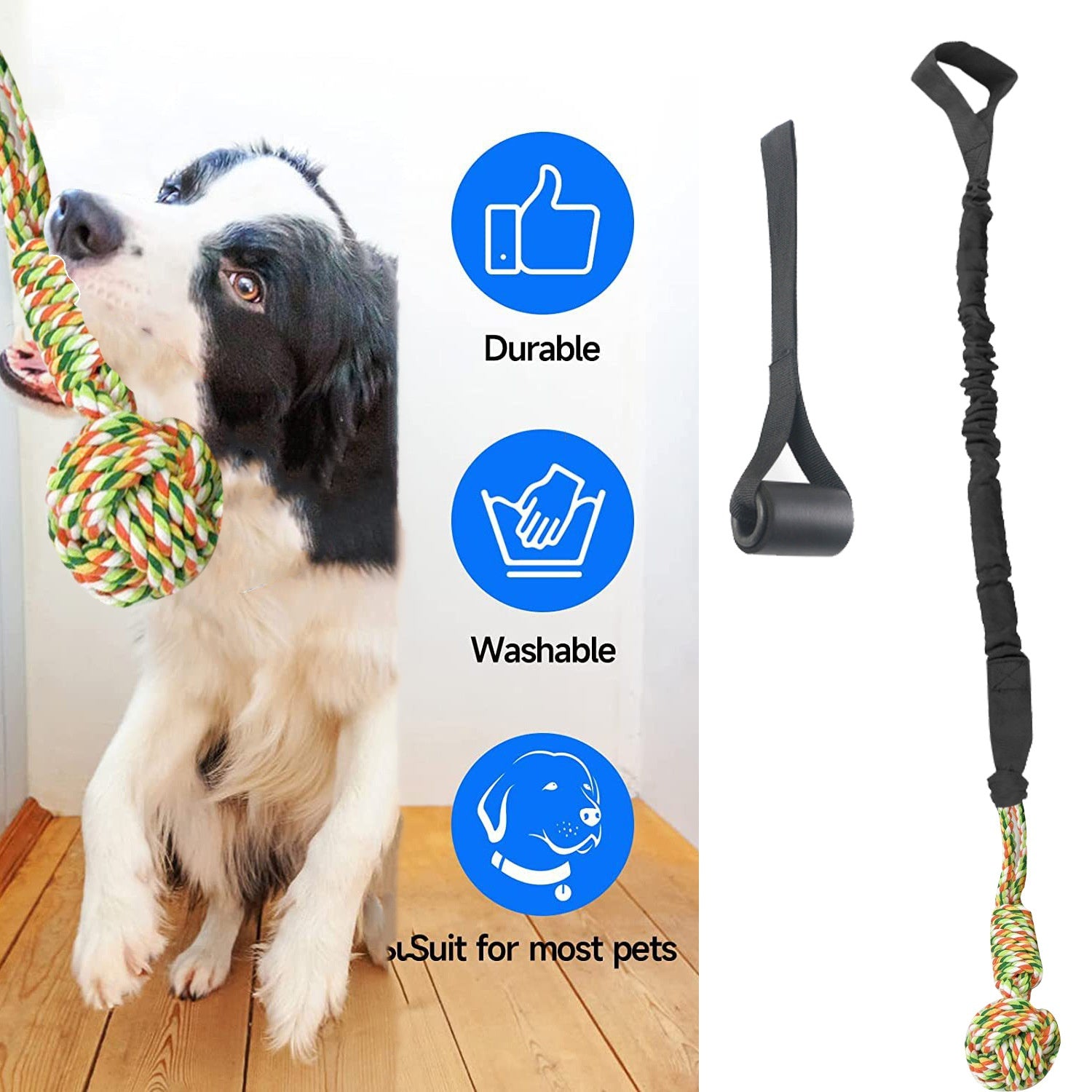 Dog Tug of War Rope – Teeth Grinding Toy