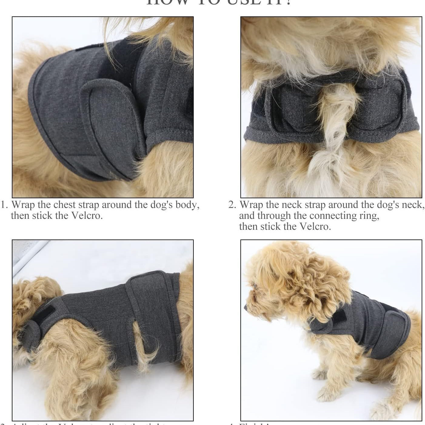 Dog Anxiety Shirt – Thunder Comfort Vest