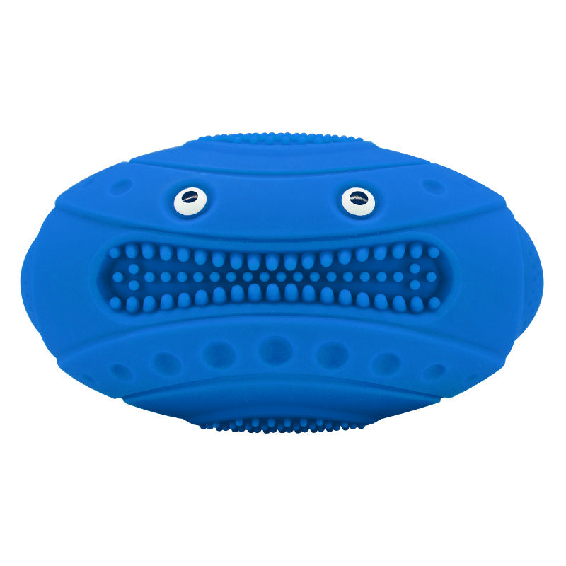 Frog Rugby Dog Toy – Floating Water Squeaky Fun