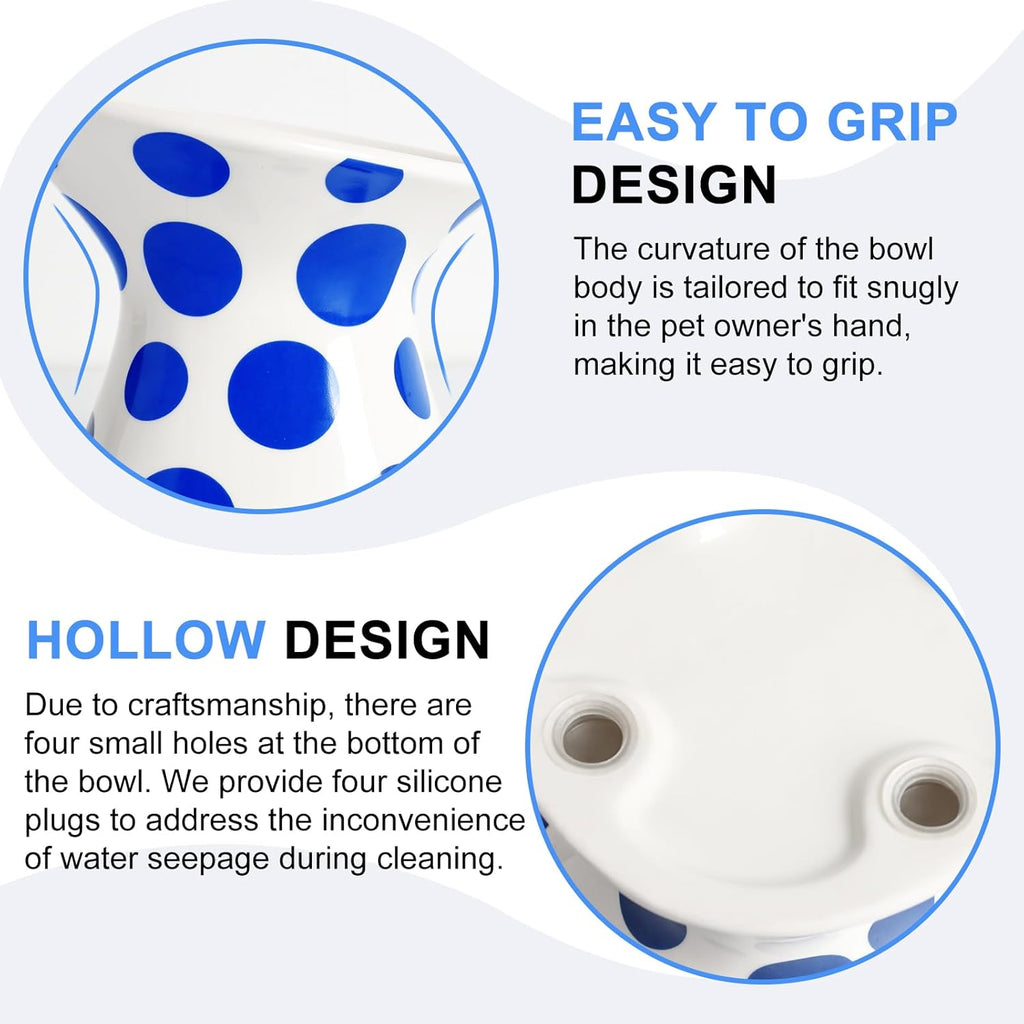 Extra Wide Raised Cat Bowl – Whisker Stress Free