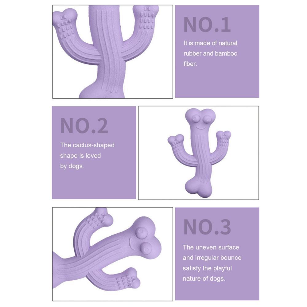 Indestructible Cactus Dog Toy – Tough Chewer Friendly