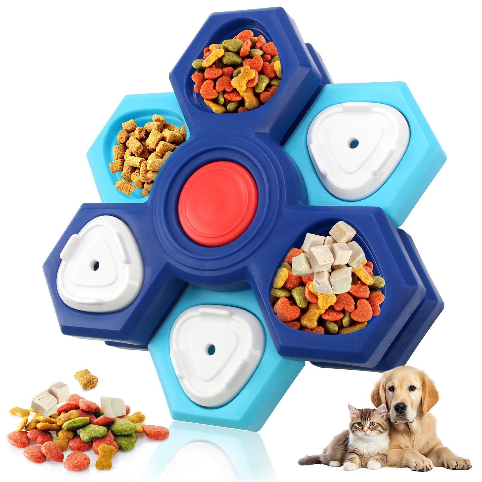 Interactive Dog Puzzle Toy – Treat Dispensing Brain Game