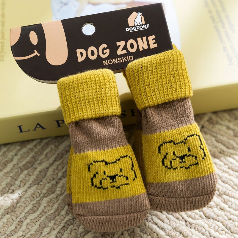 Long Tube Dog Socks – Anti-Slip Outdoor Grip