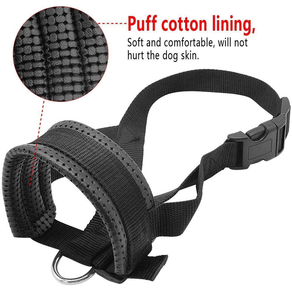 Anti-Bark Dog Muzzle – Breathable Nylon Design