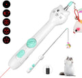 Interactive Cat Toy – Laser Pointer & Feather Wand