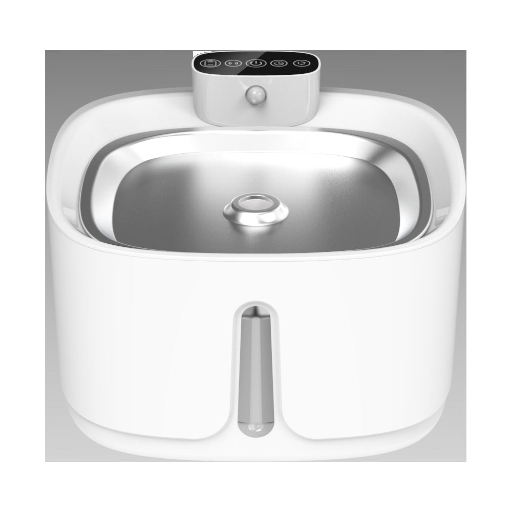 Smart Wireless Pet Water Fountain – Stainless Steel Design
