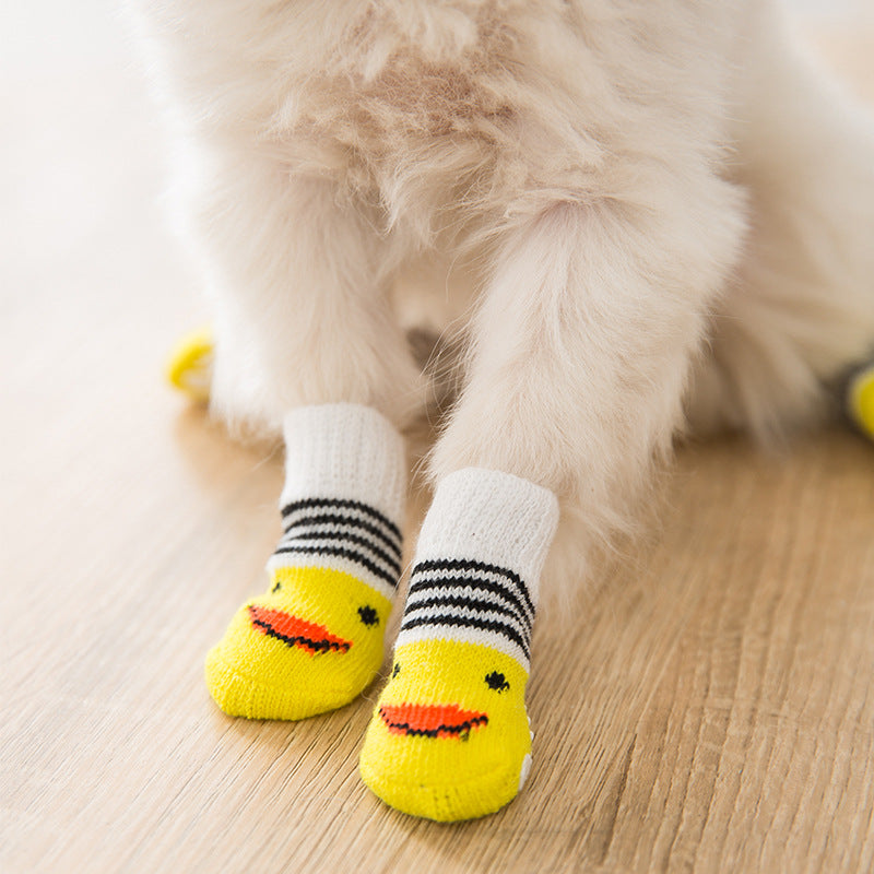 Non-Slip Bottom Pet Socks – Secure Paw Grip